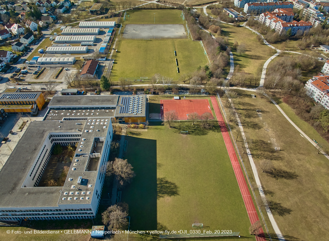20.02.2023 -  der verschwundene Hachinger Bach in Neuperlach und Berg am Laim